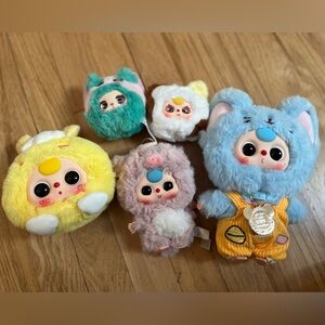 Cute Plush Toy Set  baby three